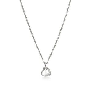 John Hardy Silver Heart Diamond Necklace